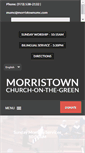 Mobile Screenshot of morristownumc.org